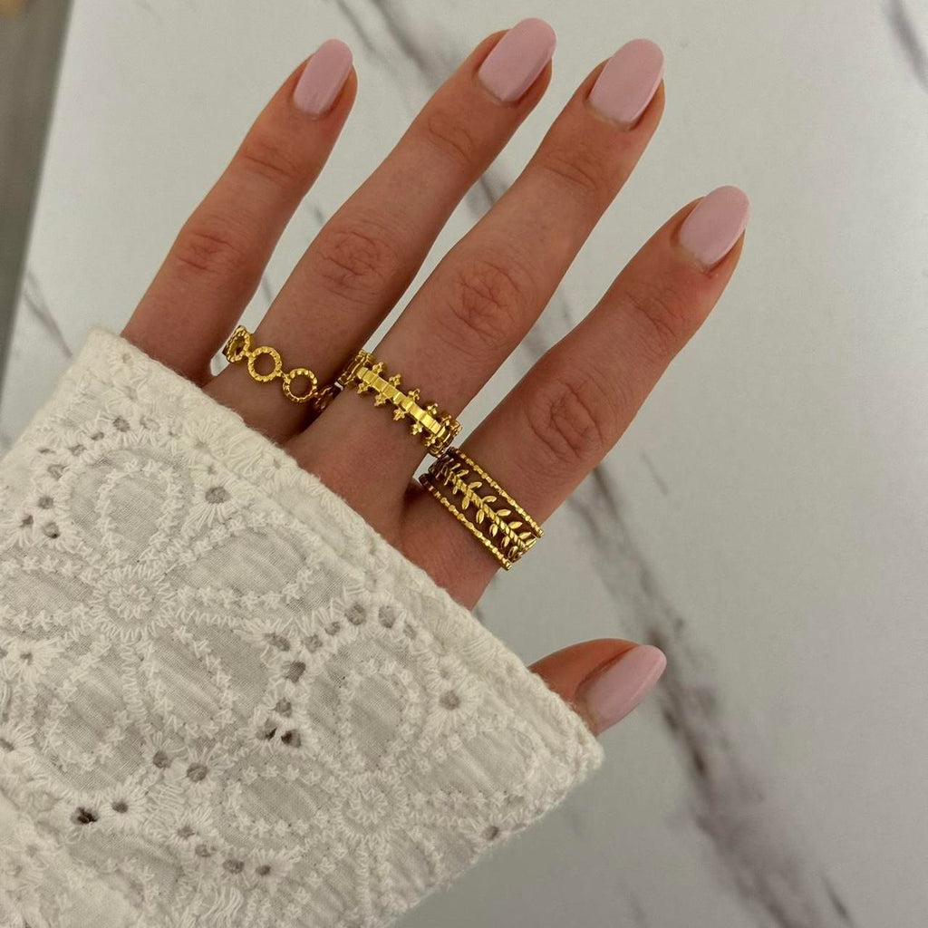Set of 3 Gold Rings