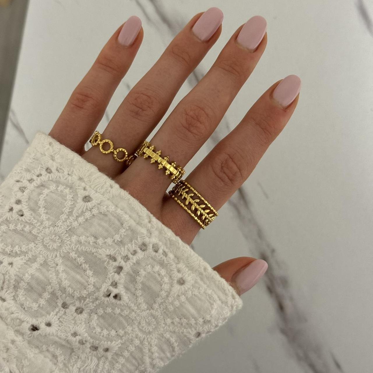 Set of 3 Gold Rings