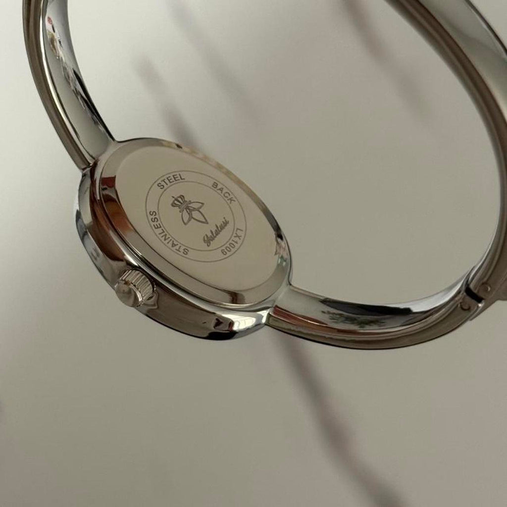 Silver Burgundy Red Watch Catalina