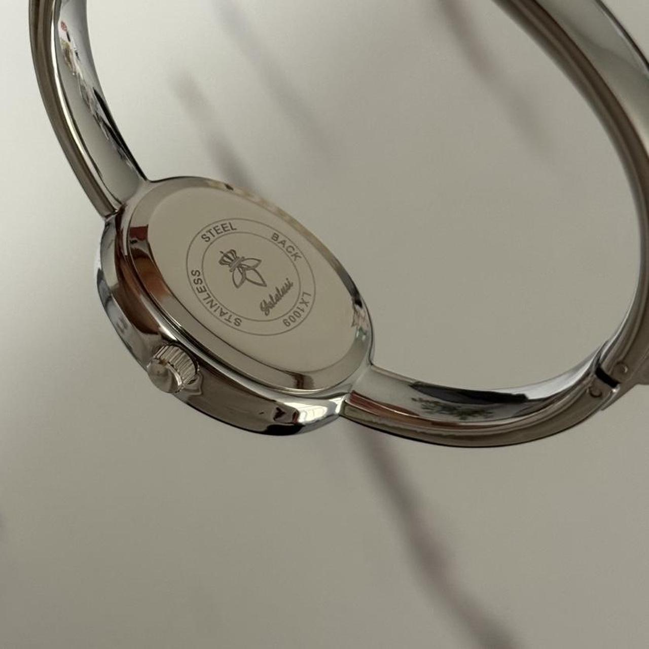 Silver Burgundy Red Watch Catalina