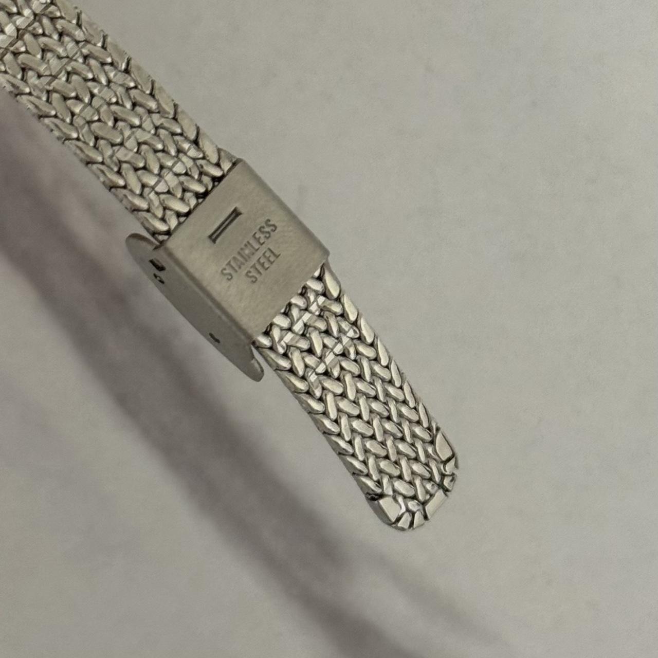 Silver/White Mini Watch