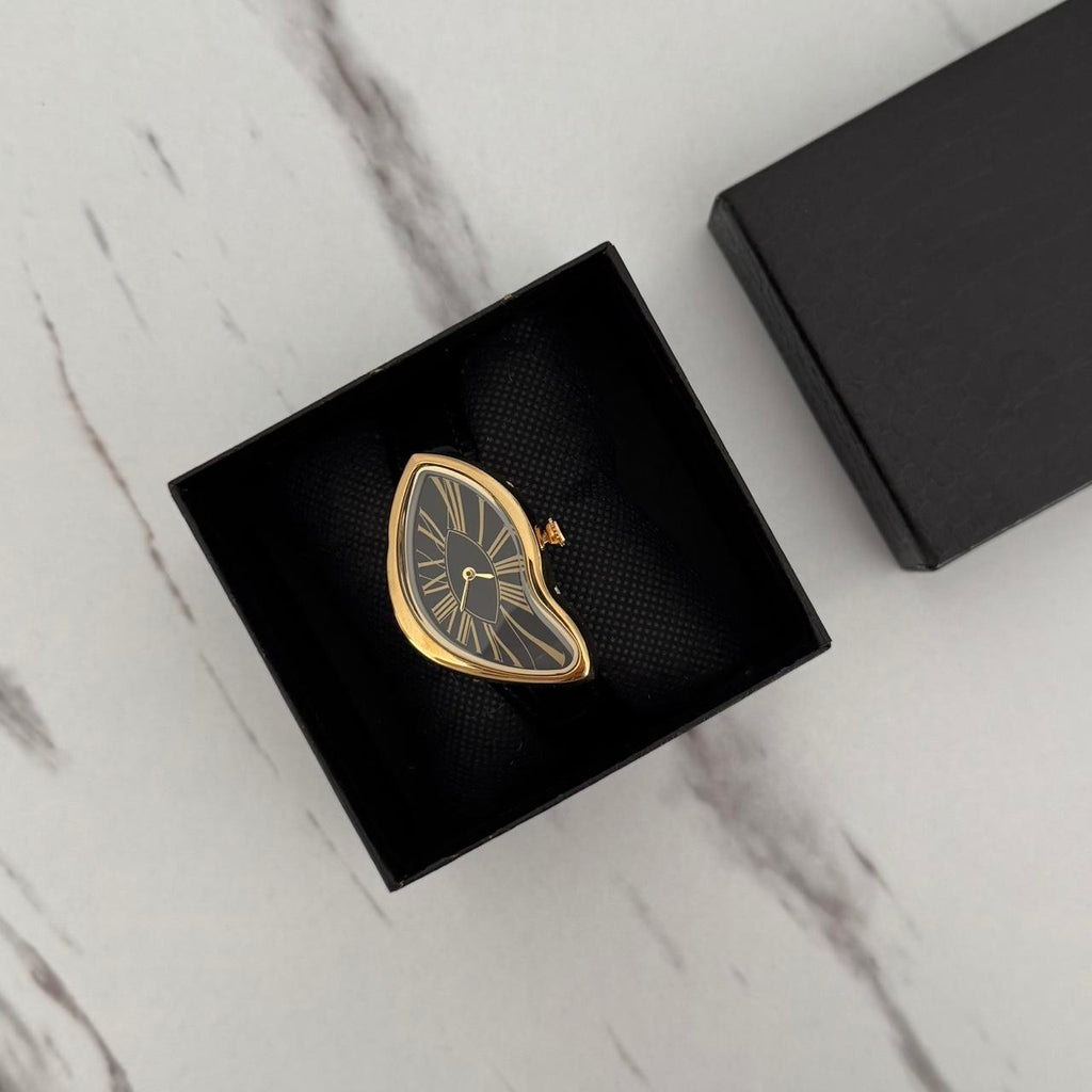 Salvador Dali Gold/Black Watch