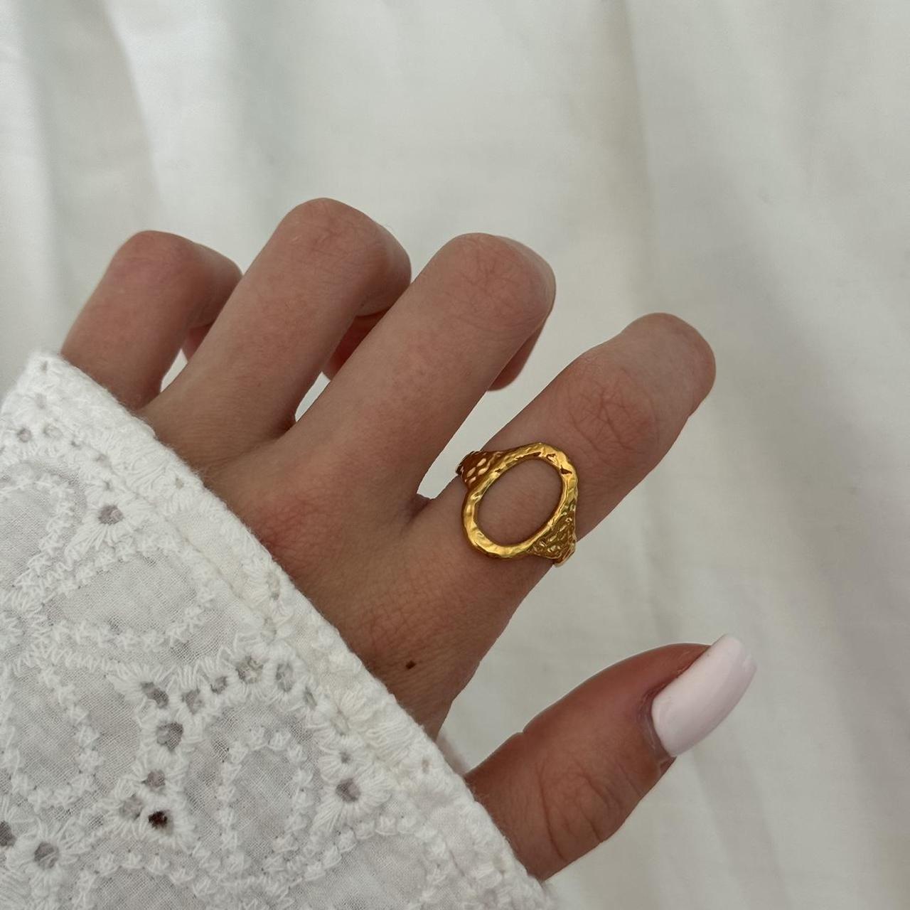 Oval Gold Ring