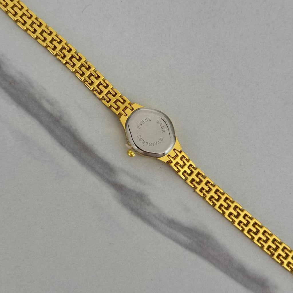 Mini Gold/White Watch