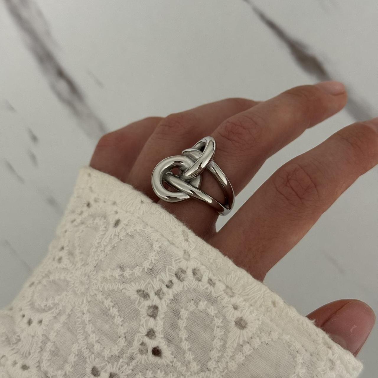 Silver Bow Ring