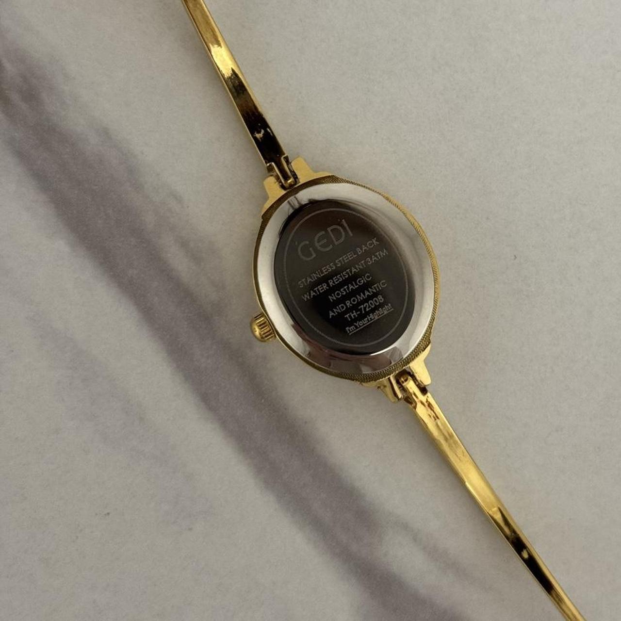 Tiny Gold/White Mini Watch