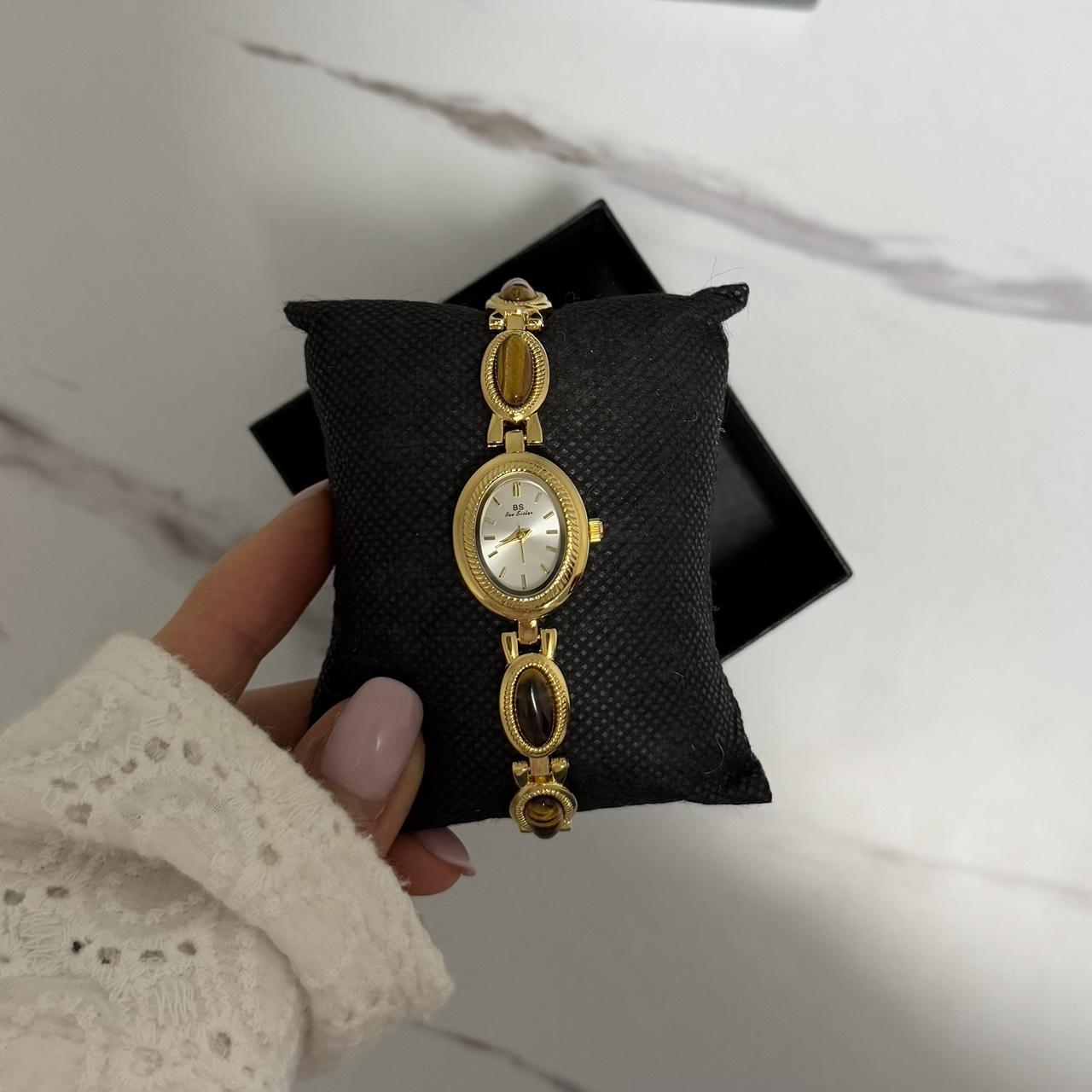 Watch Gold/Brown stones