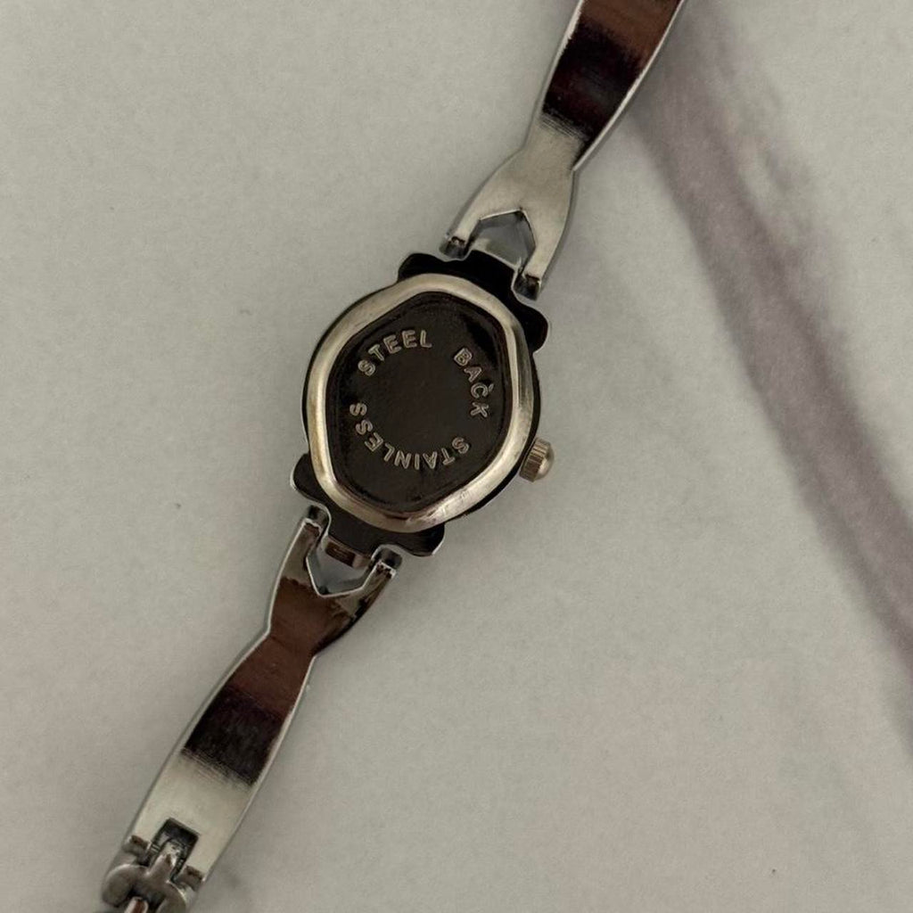 Silver/Pink Mini Watch