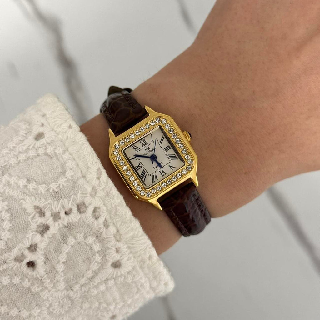 Retro Gold/Brown Watch