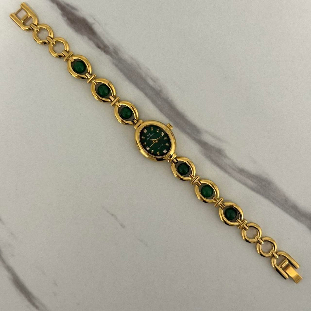 Watch Dark Green Natural Stone