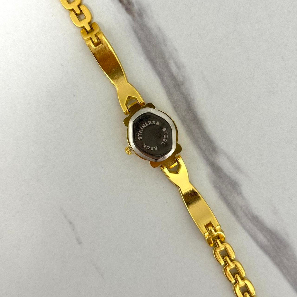 Vintage Vibe Gold Mini Watch