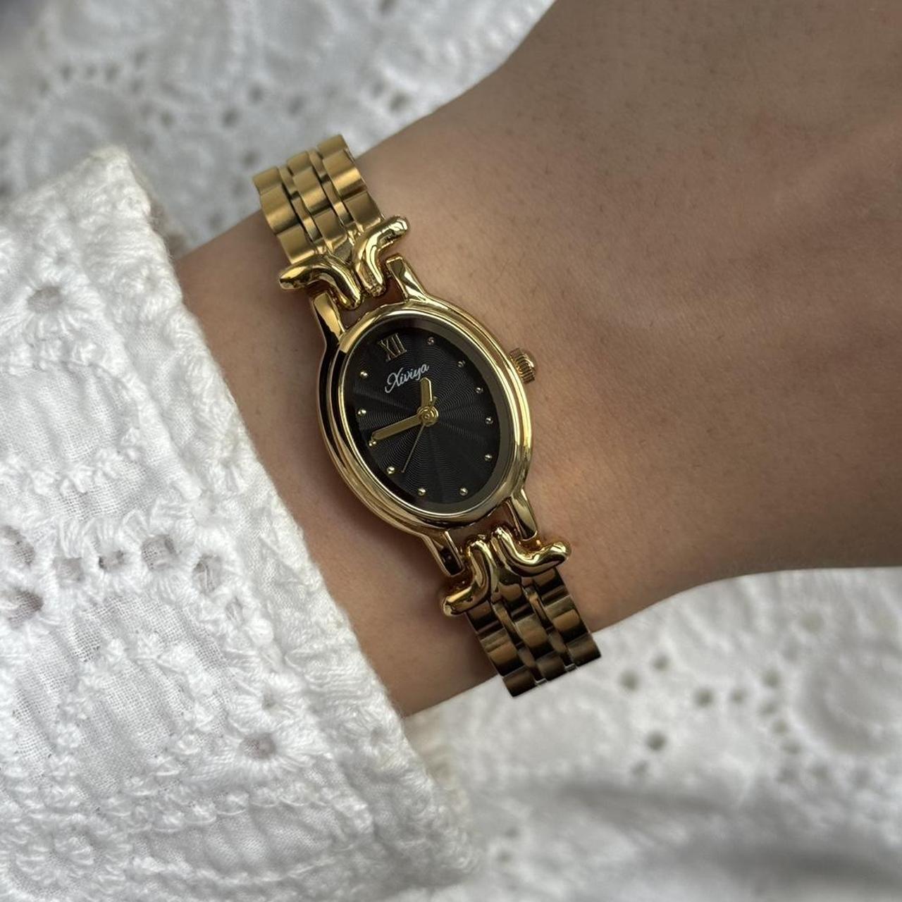 Vintage Style Gold/Black Watch