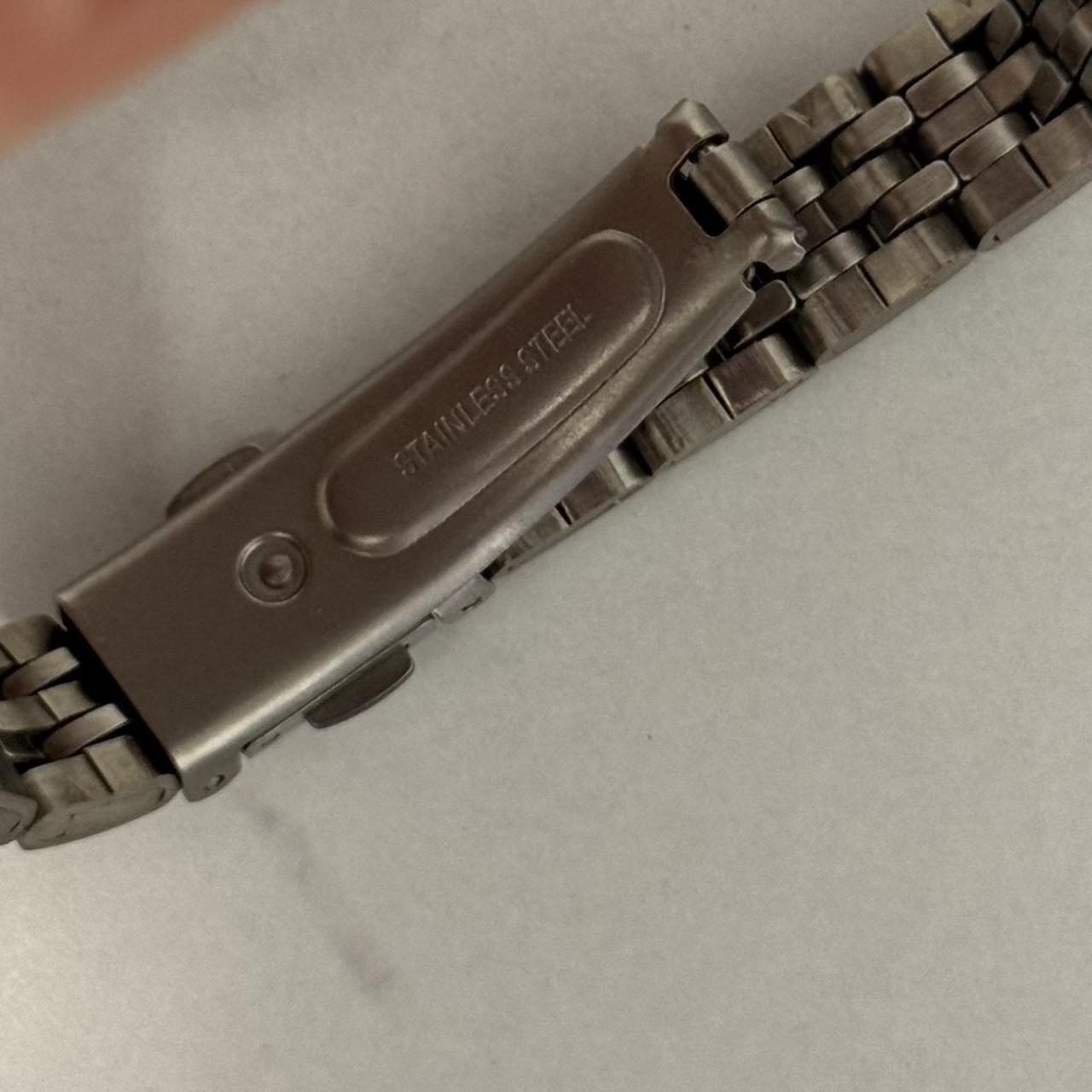 Cute ,vintage style , silver / pink watch bracelet