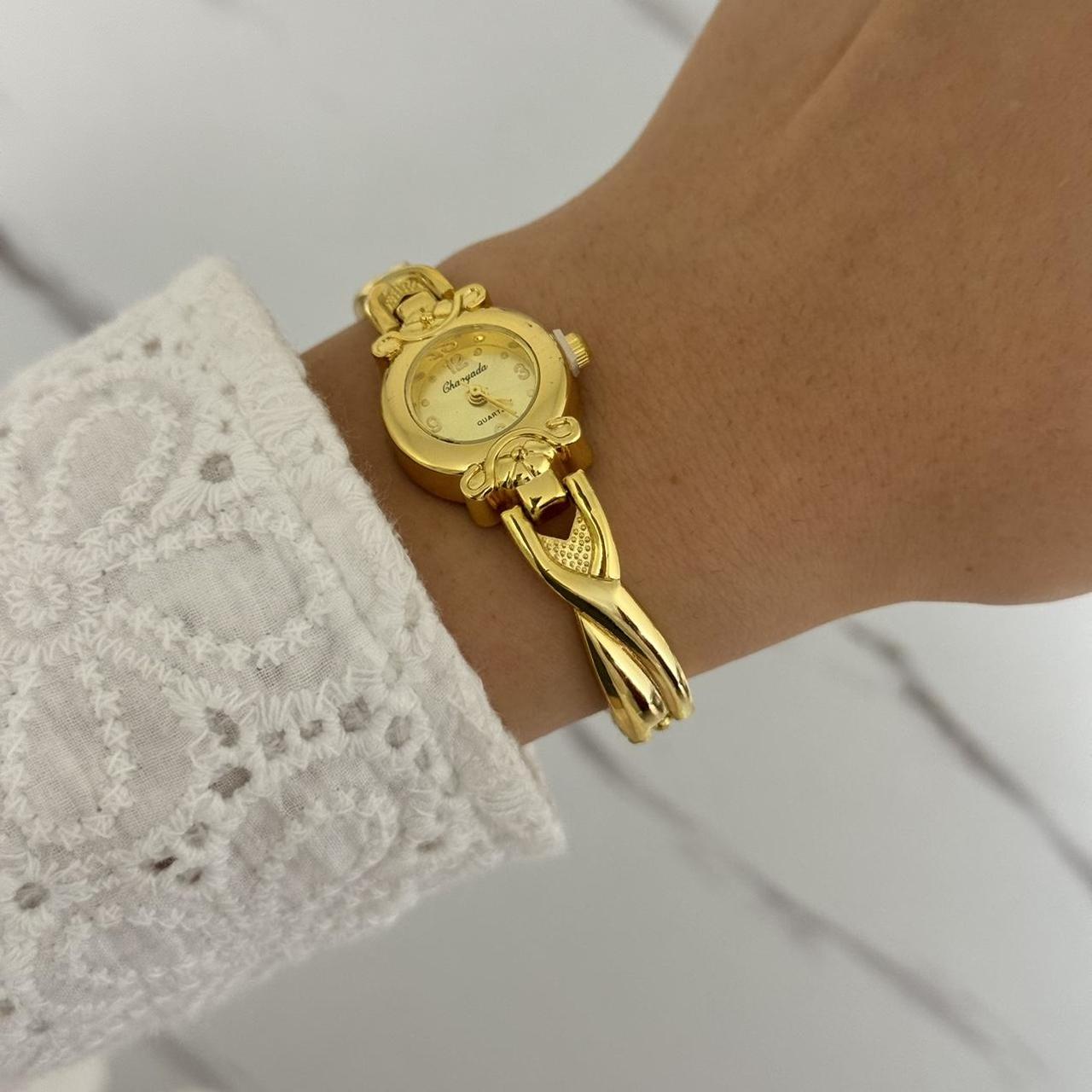 Vintage Vibe Gold Mini Watch