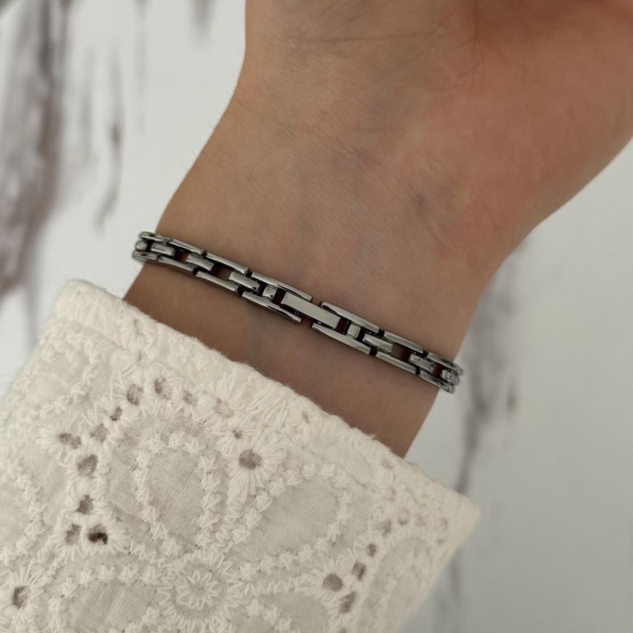 Silver Baby Blue Mini Watch