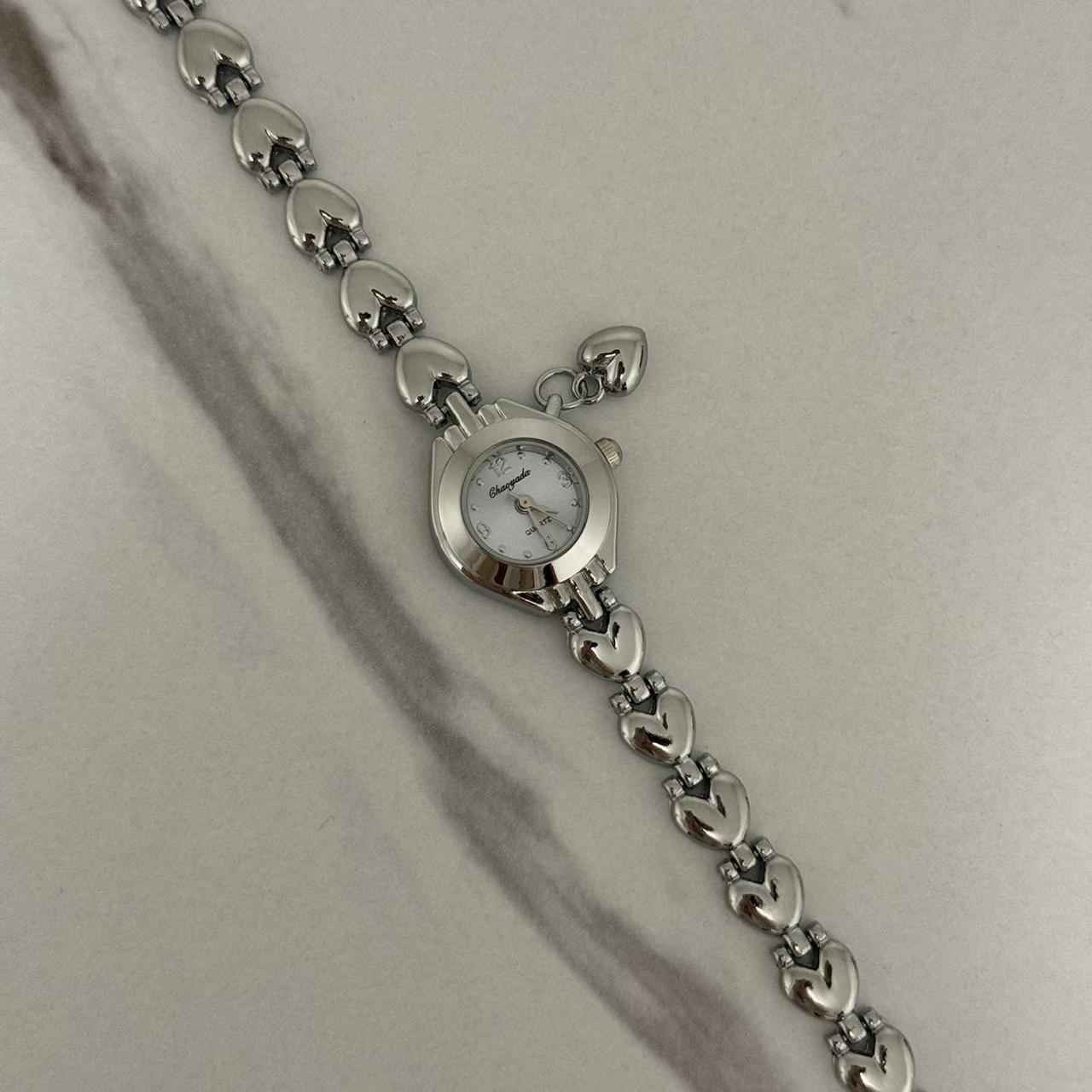 Silver/Blue Mini Watch