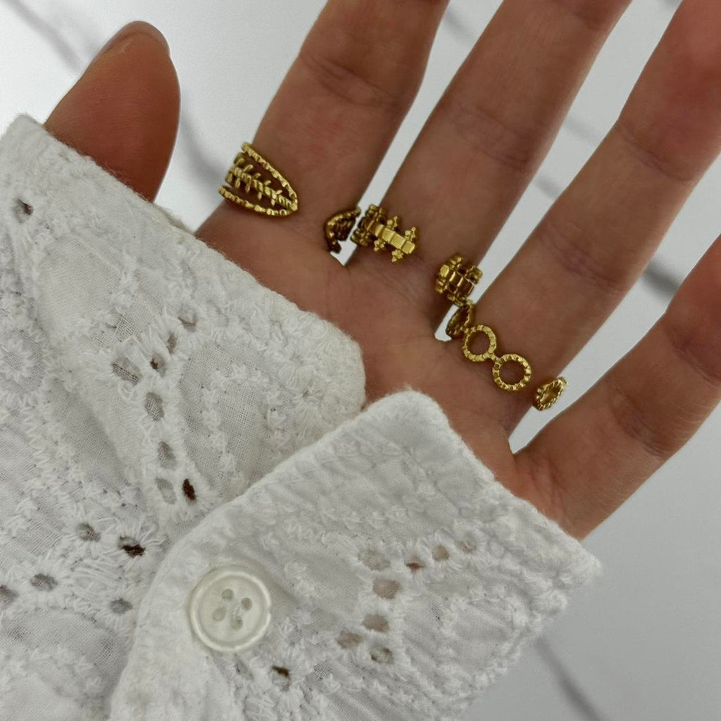 Set of 3 Gold Rings