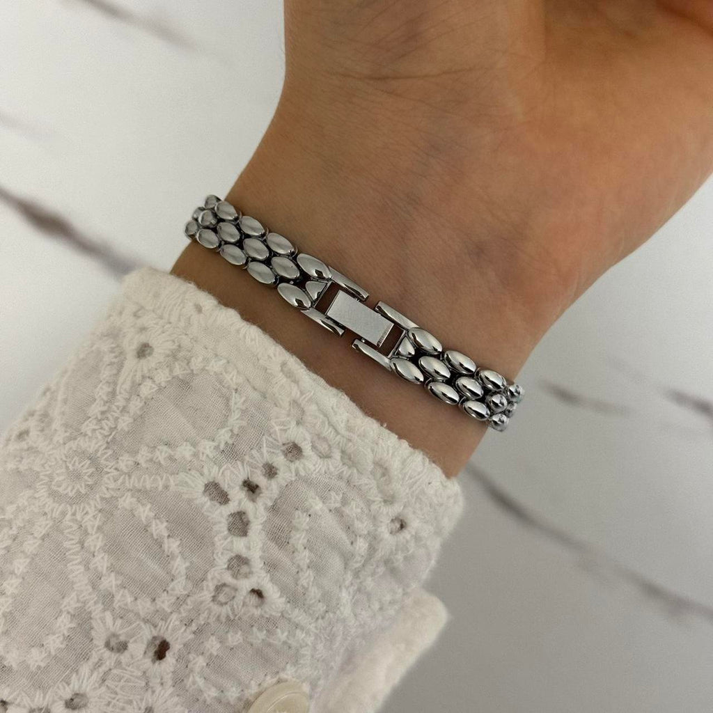 Vintage Inspired Mini Silver Watch