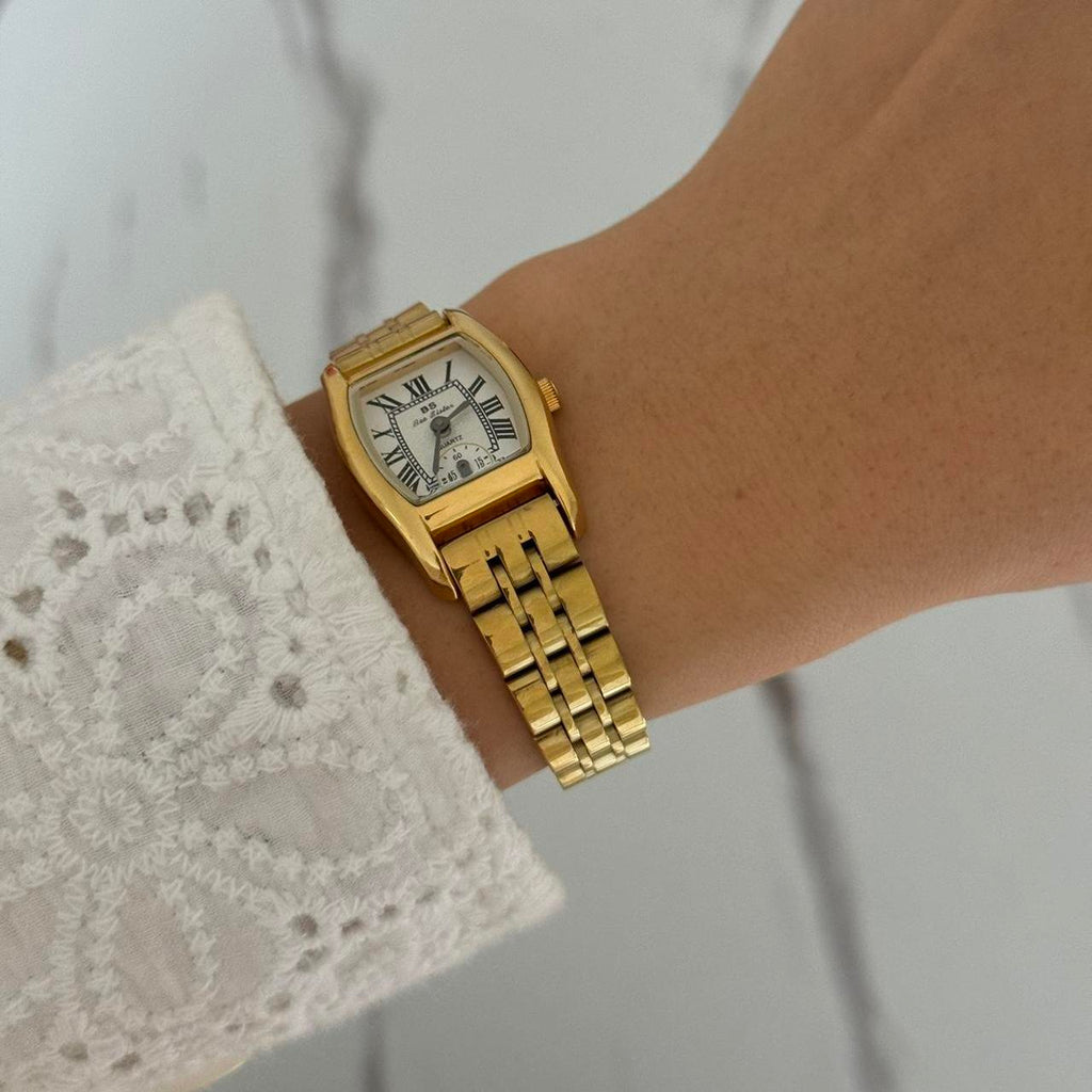 Vintage Style Gold Mini Watch