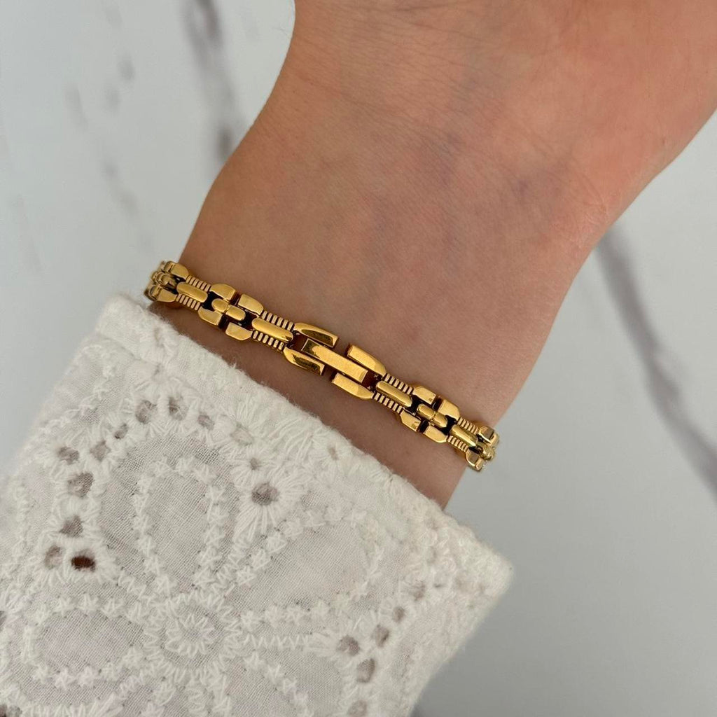 Gold mini watch PARIS