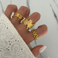 Set of 3 Gold Rings