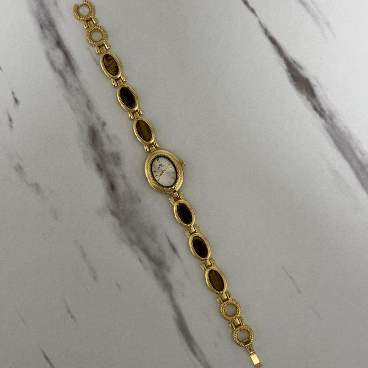 Watch Gold/Brown stones