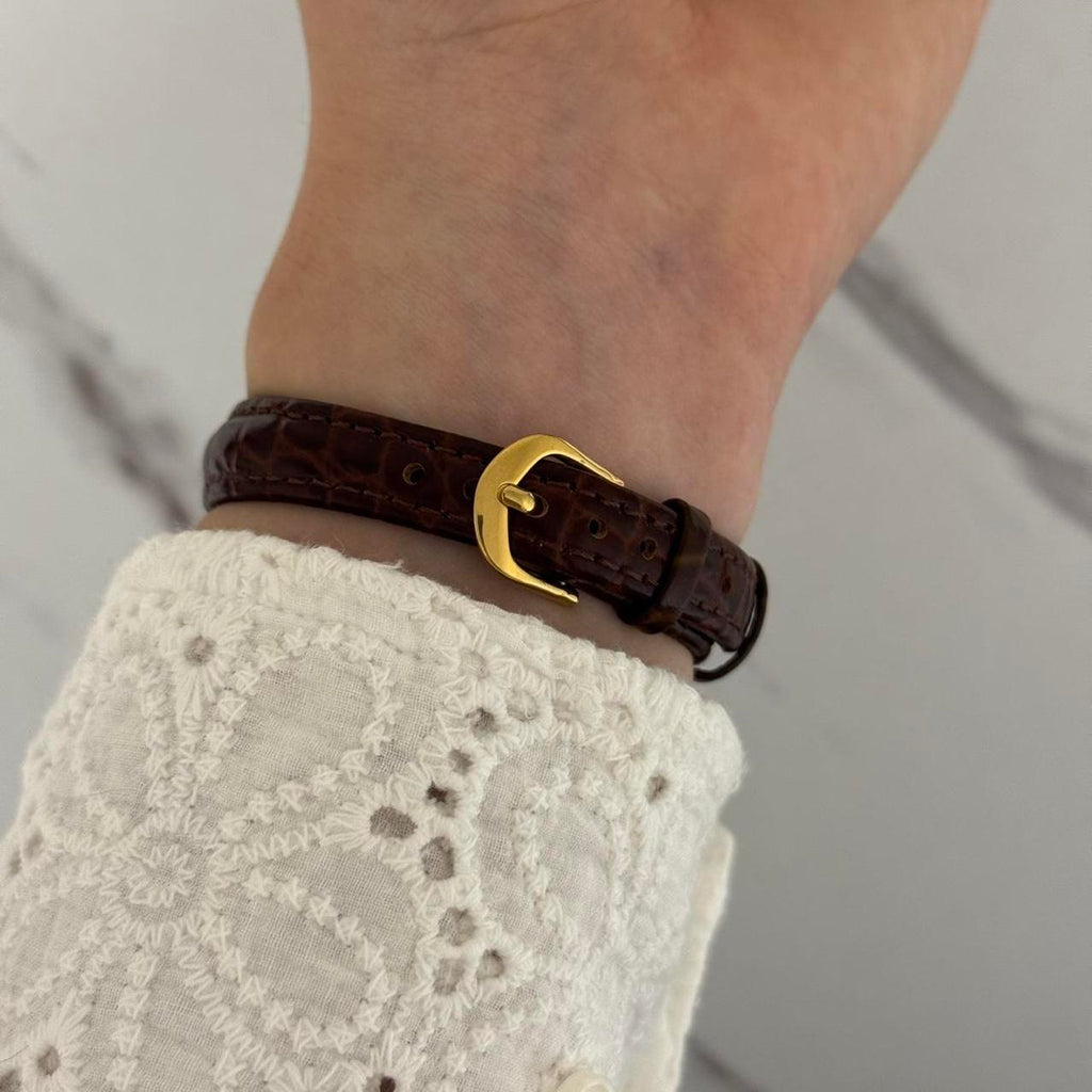 Retro Gold/Brown Watch