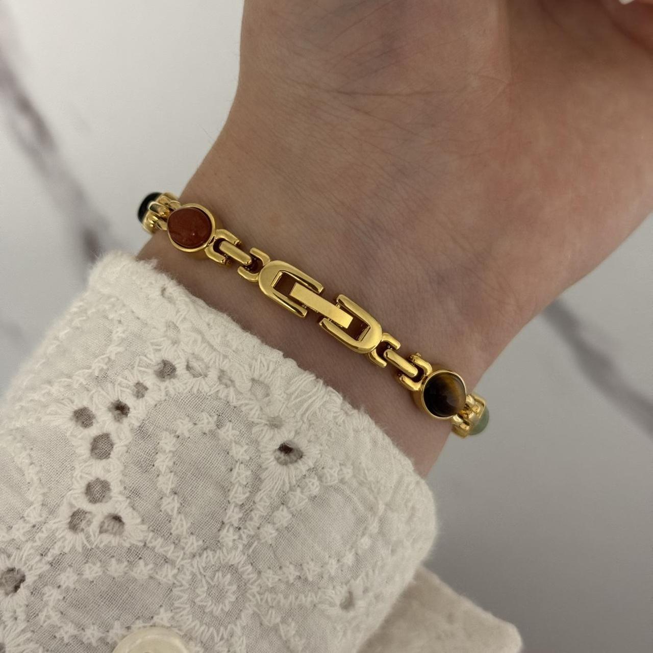 Mini watch Barca multicoloured natural stone