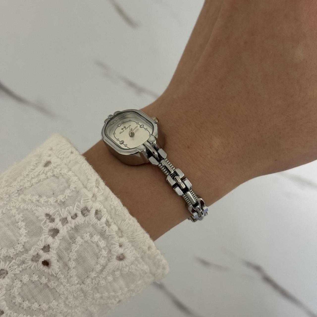 Silver Mini Watch Bracelet