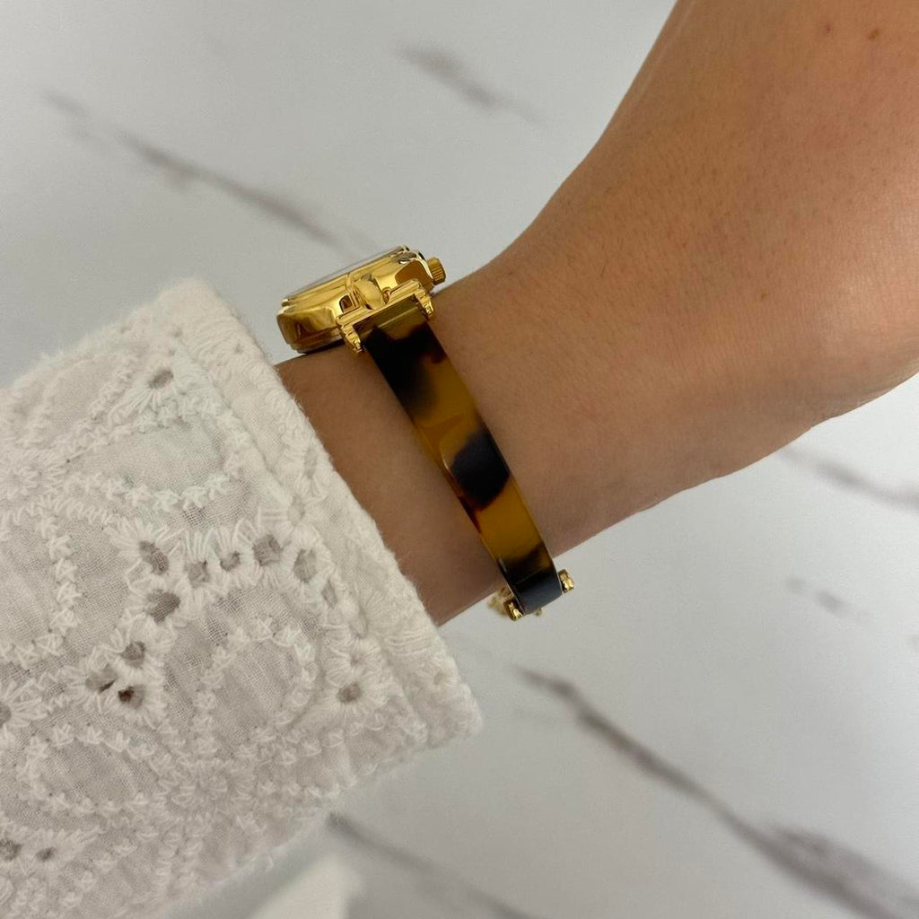 Round Brown/Gold Watch