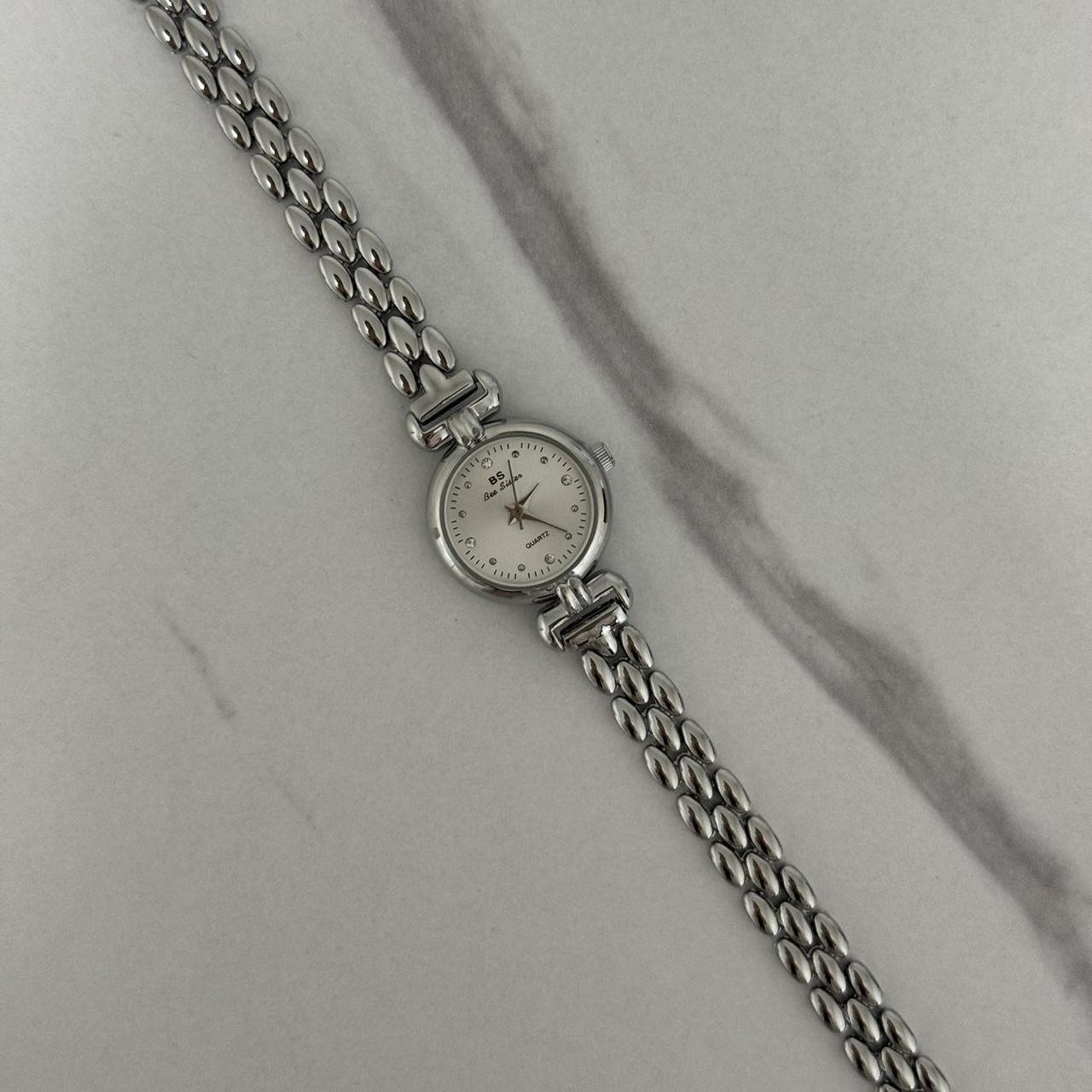 Vintage Inspired Mini Silver Watch