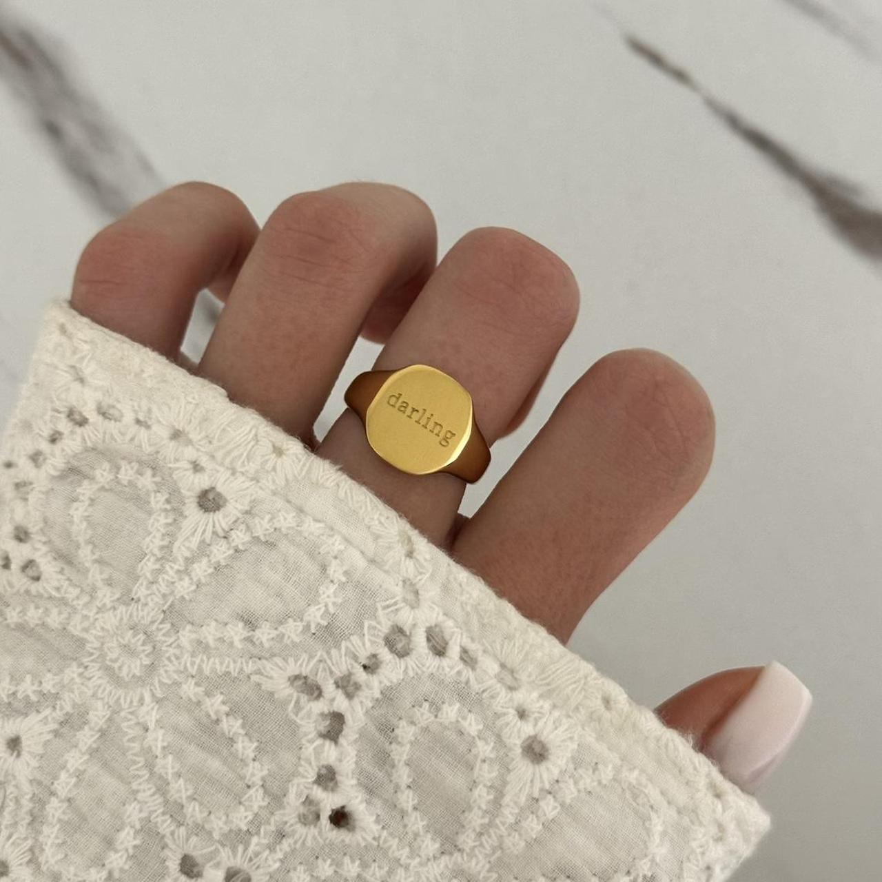 Gold Ring “Darling“