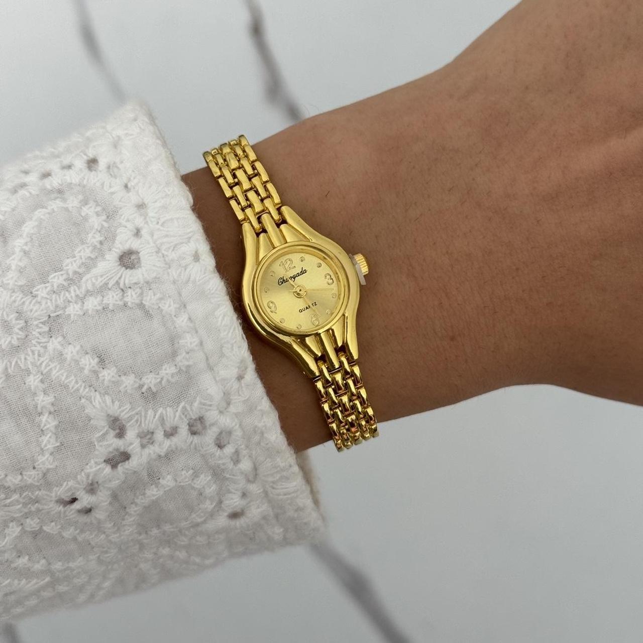 Tiny Gold Mini Watch