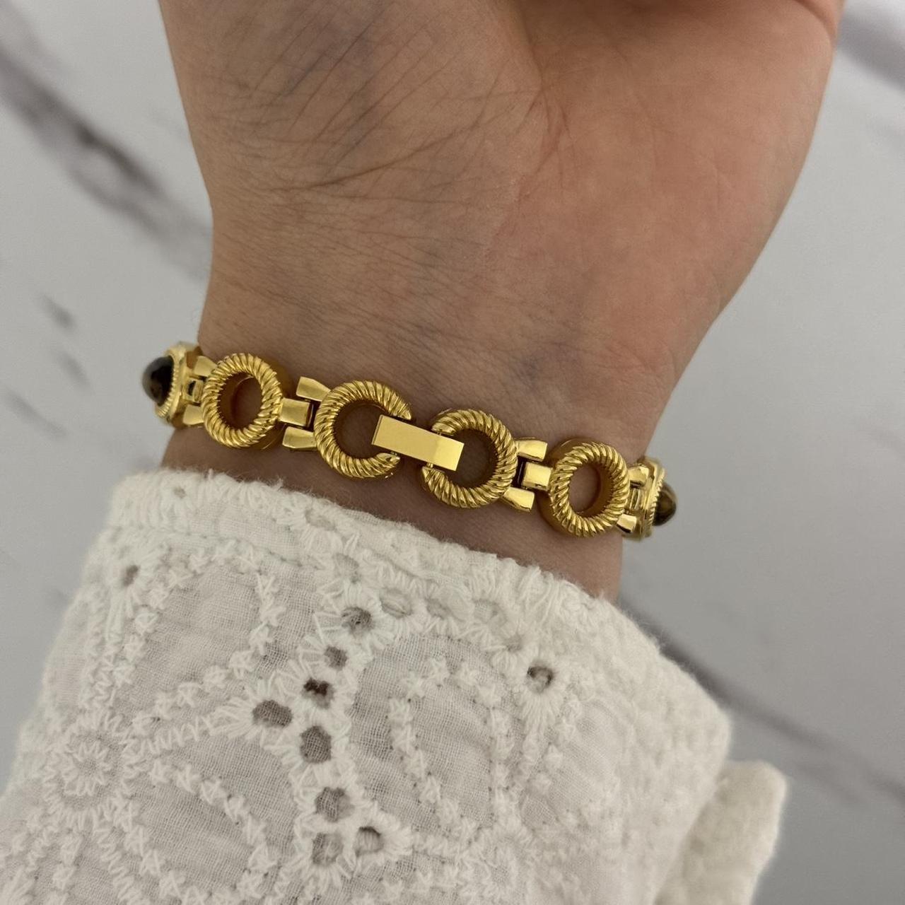 Watch Gold/Brown stones