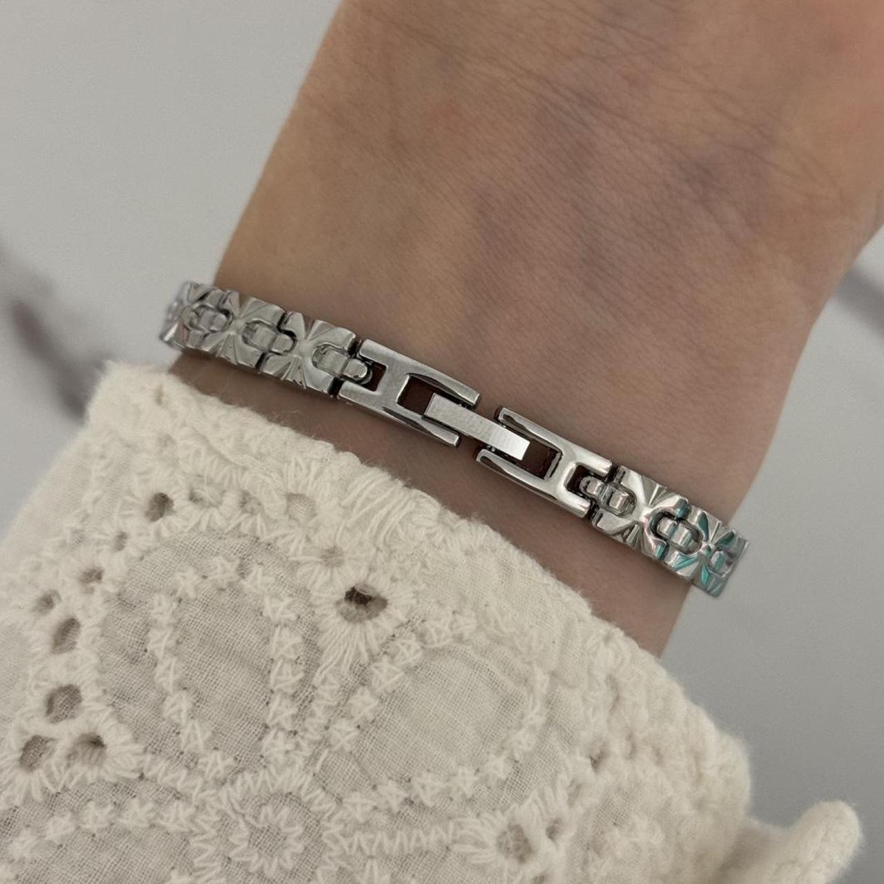 Silver/Green Mini Watch Elina