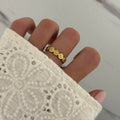 Gold Floral Ring