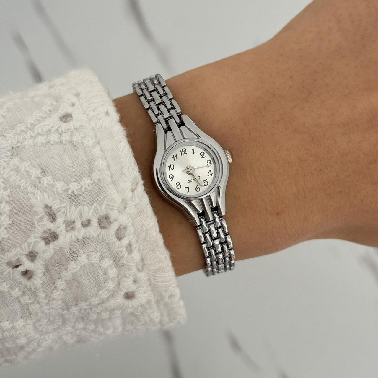 Mini Silver/White Watch