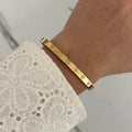 Gold Bracelet Zircon Stone