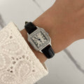 Retro Silver/Black Watch