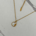 Vintage gold chain necklace