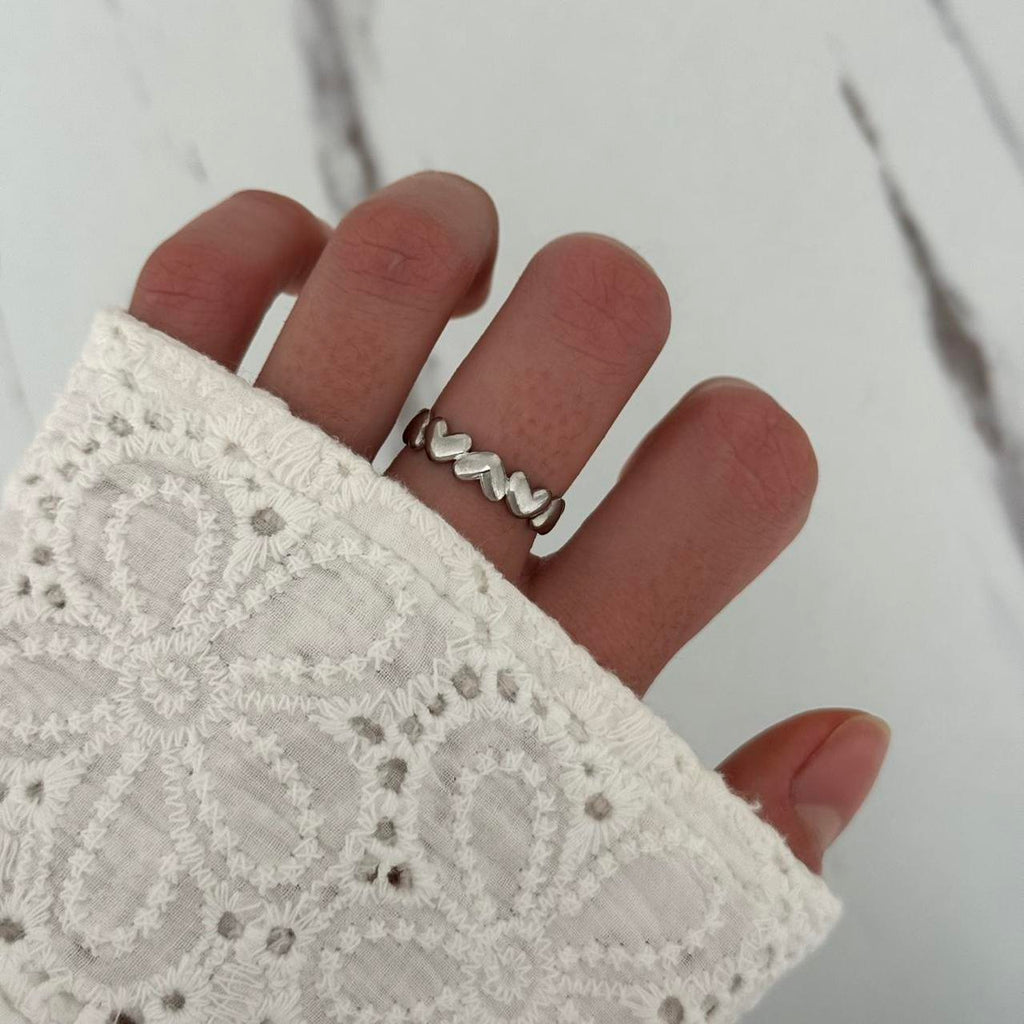 Silver Heart Ring