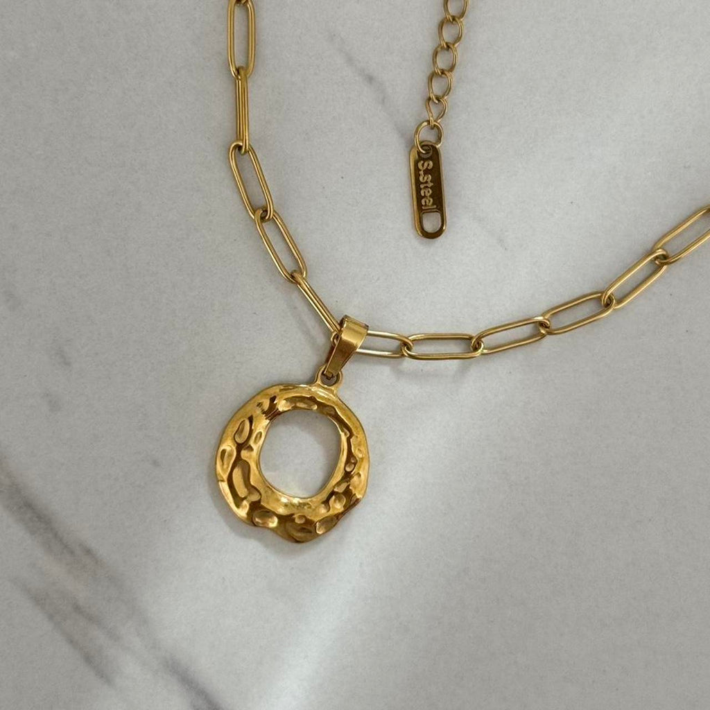 Vintage Style Pedant Gold Chain Necklace