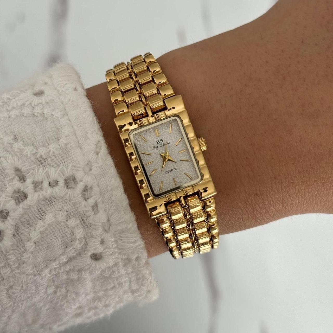 Retro Gold/White Watch