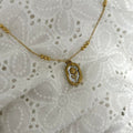 Gold necklace with a Pendant