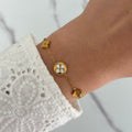 Gold Floral Bracelet