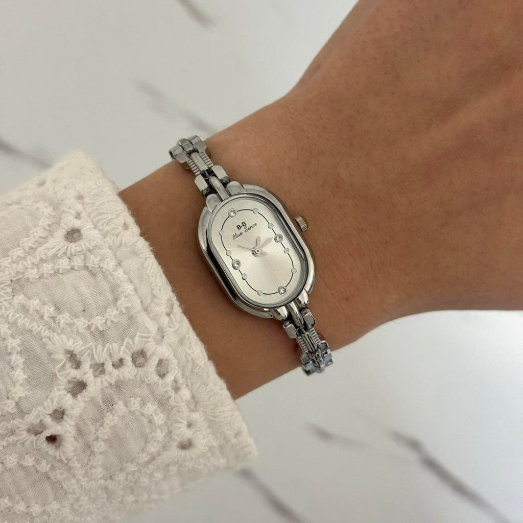 Silver Mini Watch Bracelet