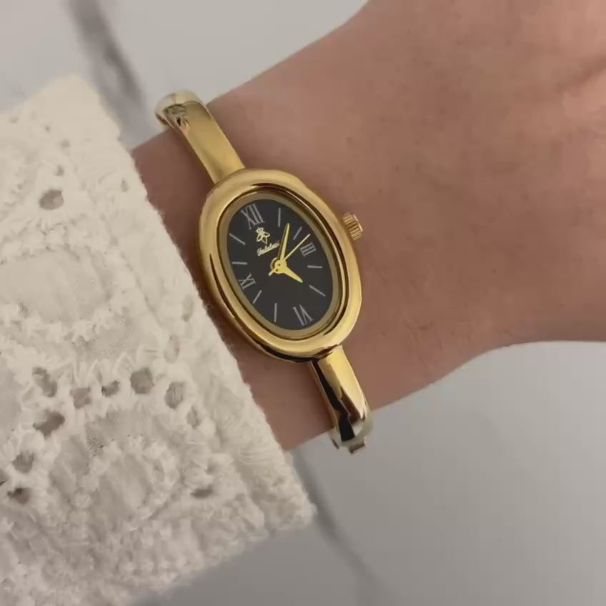 Catalina Gold/Black Mini Watch