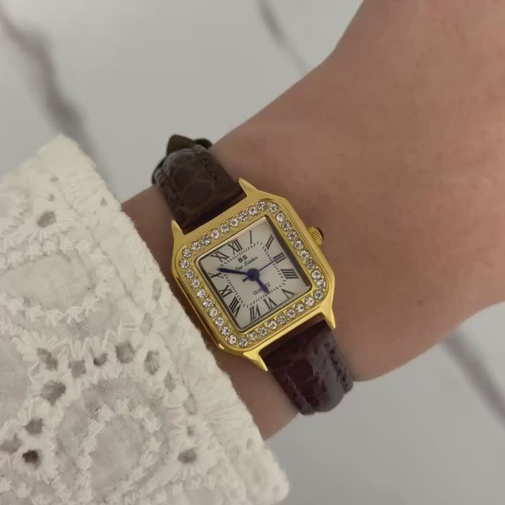 Retro Gold/Brown Watch