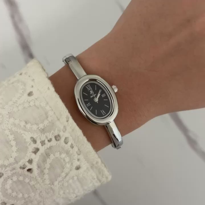 Catalina Silver/Black Mini Watch