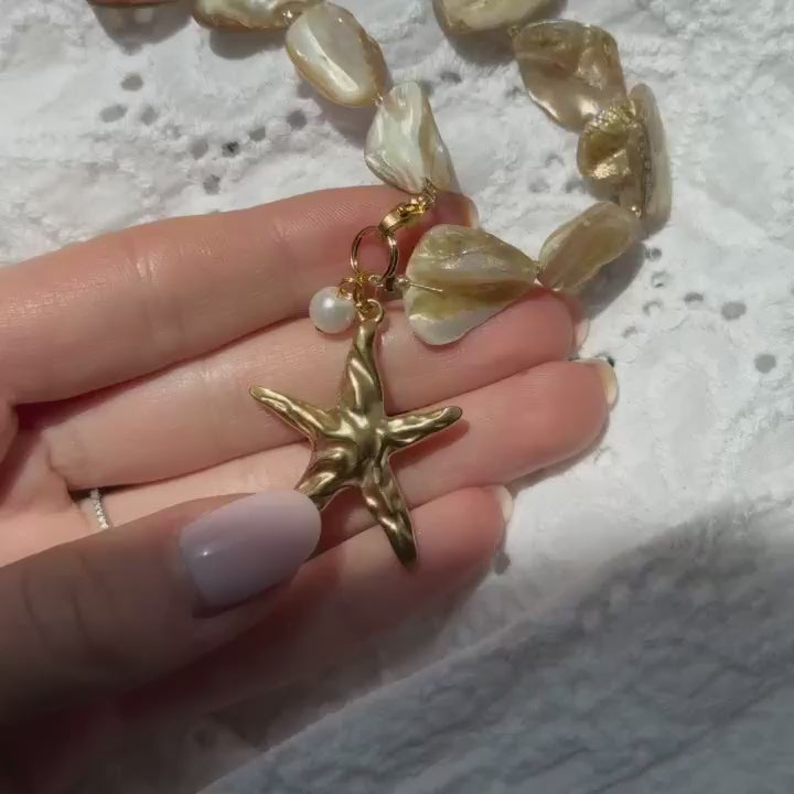 Vintage Vibe Starfish Necklace